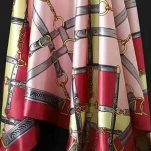 Luxury Silky Print Scarf Hijab Headwrap